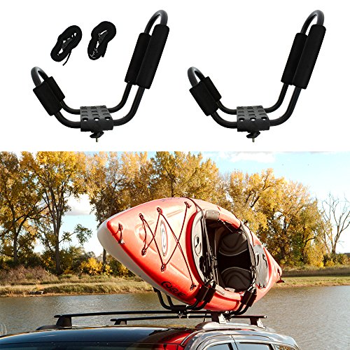 ABN Kayak Roof Rack J Rack Mounted Roof Top Carrier Kayak, Canoe, SUP