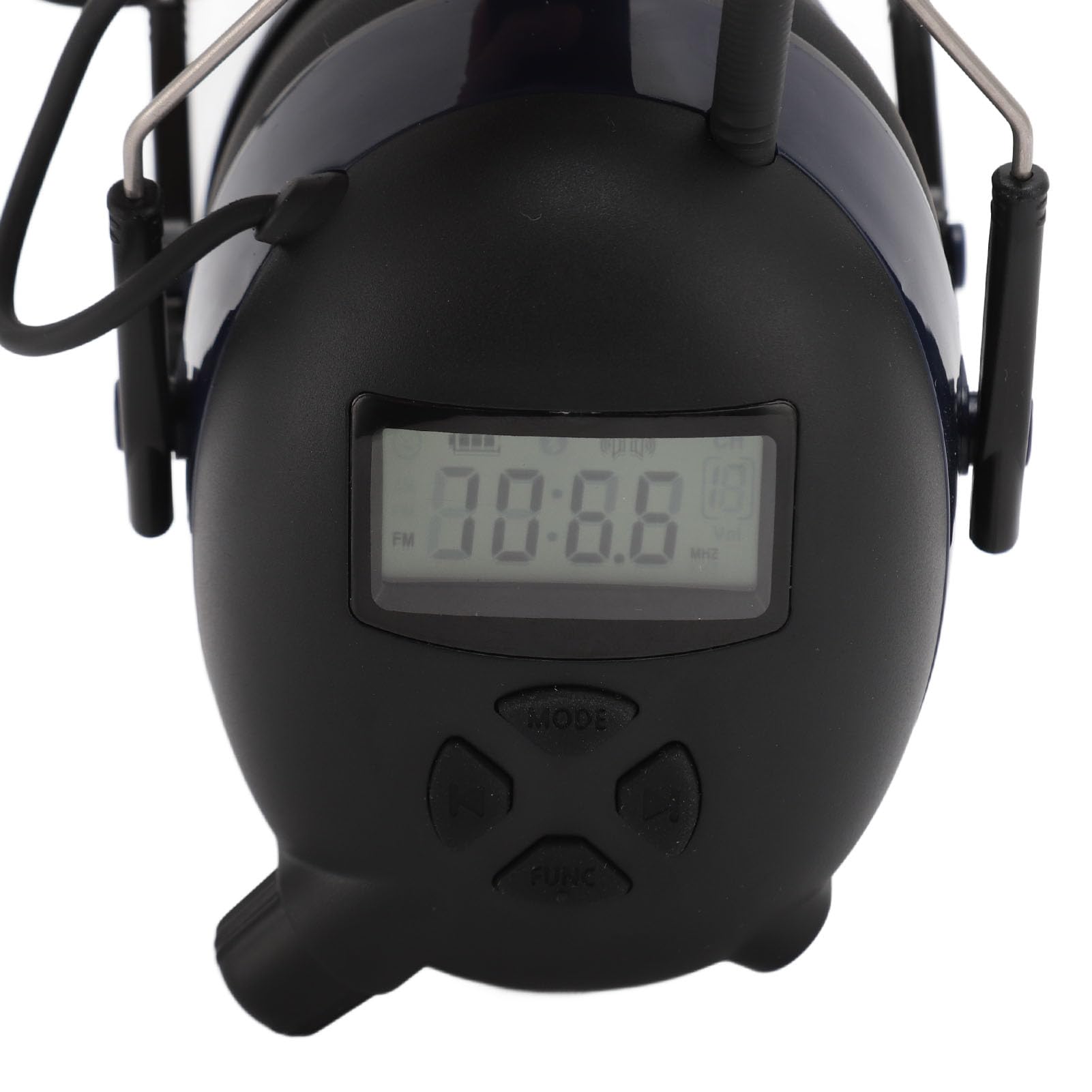 Auriculares con Protección Auditiva, Orejeras Electrónicas SNR, Reducción de Ruido de 30dB con Cable de Sonido de 3,5 Mm para Jardinería (BLUE)