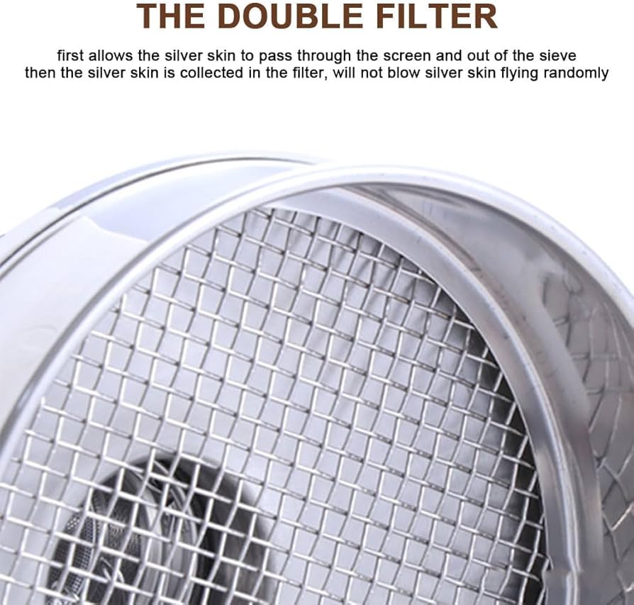 Amazon｜プロフェッショナルコーヒー豆クーラー、400g容量焙煎、二層