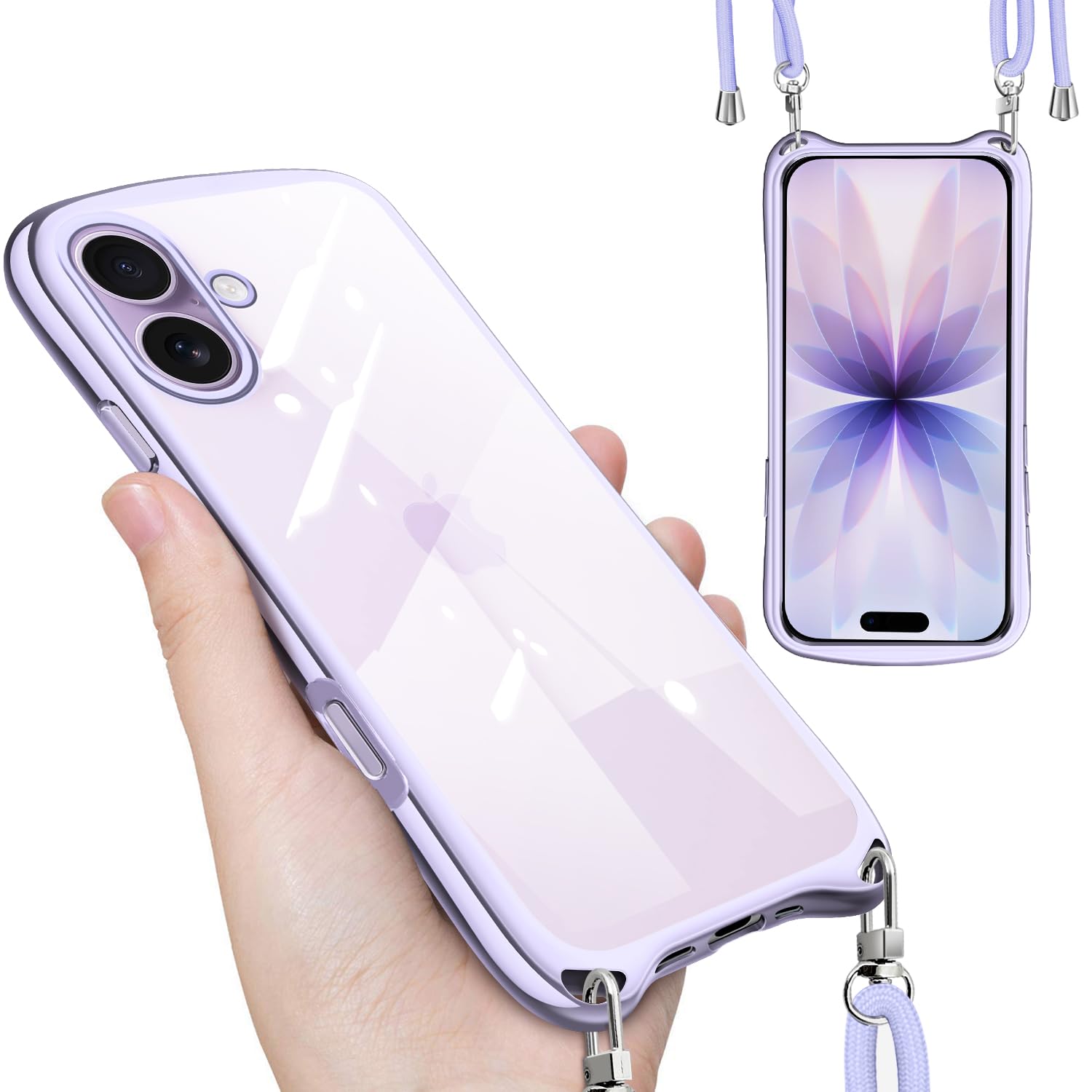 Amazon.co.jp: iPhone 17 用の ケース ショルダー ストラップ iPhone17