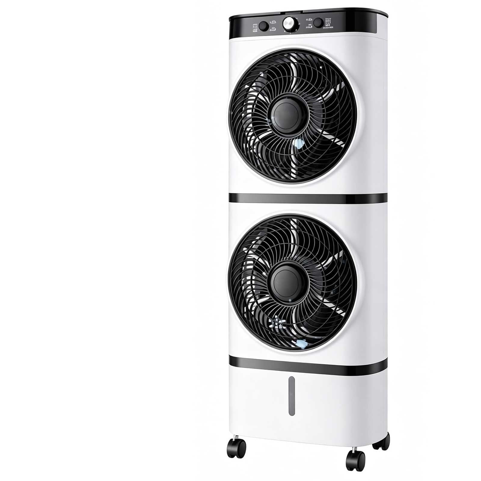 2 Stage Evaporative Portable Air Conditioner, Mechanical Button Swamp Cooler