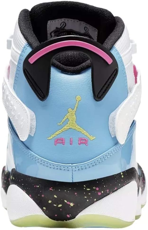 Jordan 6 Rings White Light Blue Fury Cyber Ps Size 12 Little Kid Amazon Co Uk Shoes Bags