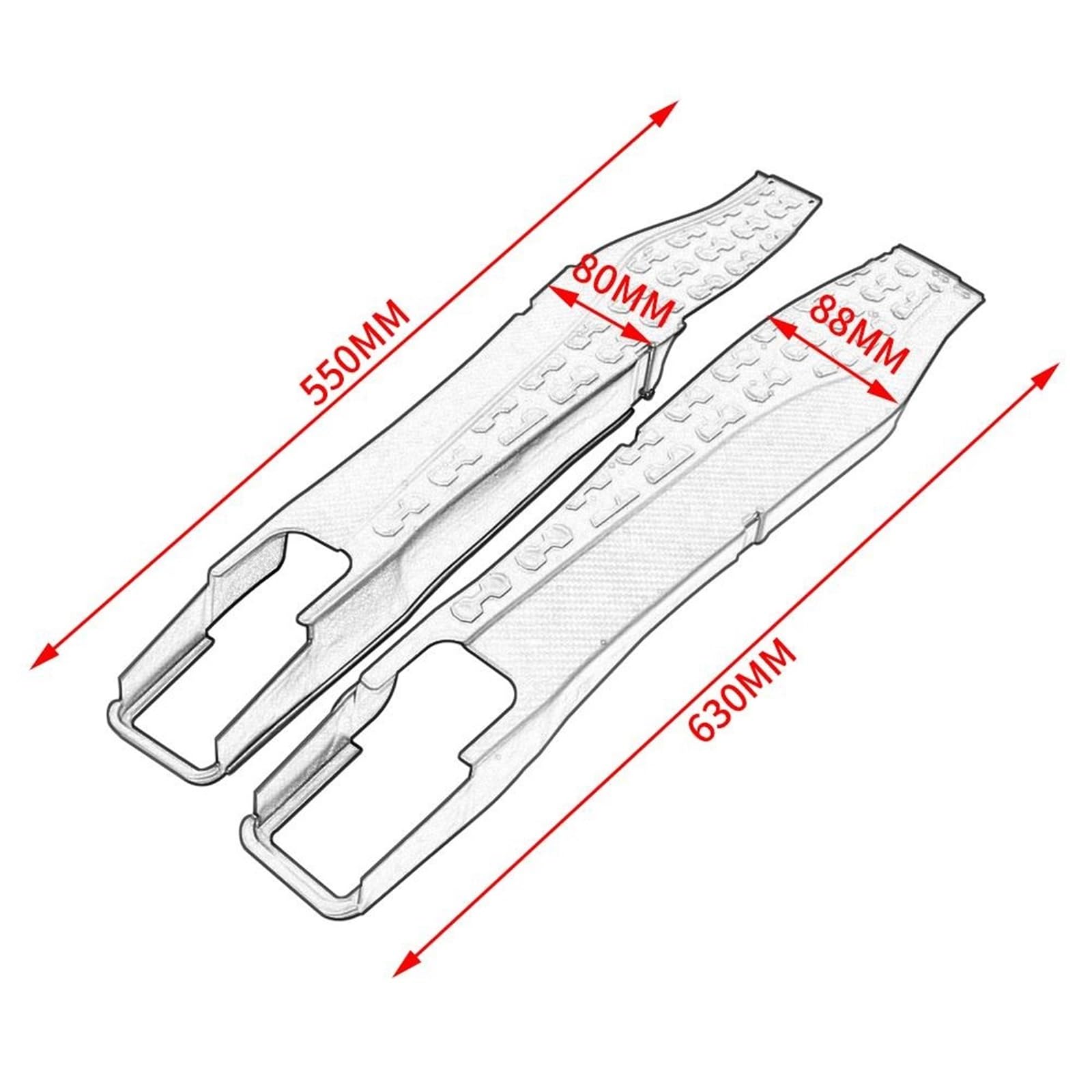 Motorcycle Accessories Swingarm Uniwersalny osłona wahacza motocyklowego Wahacz pasuje do HONDA Pasuje KAWASAKI(Red)