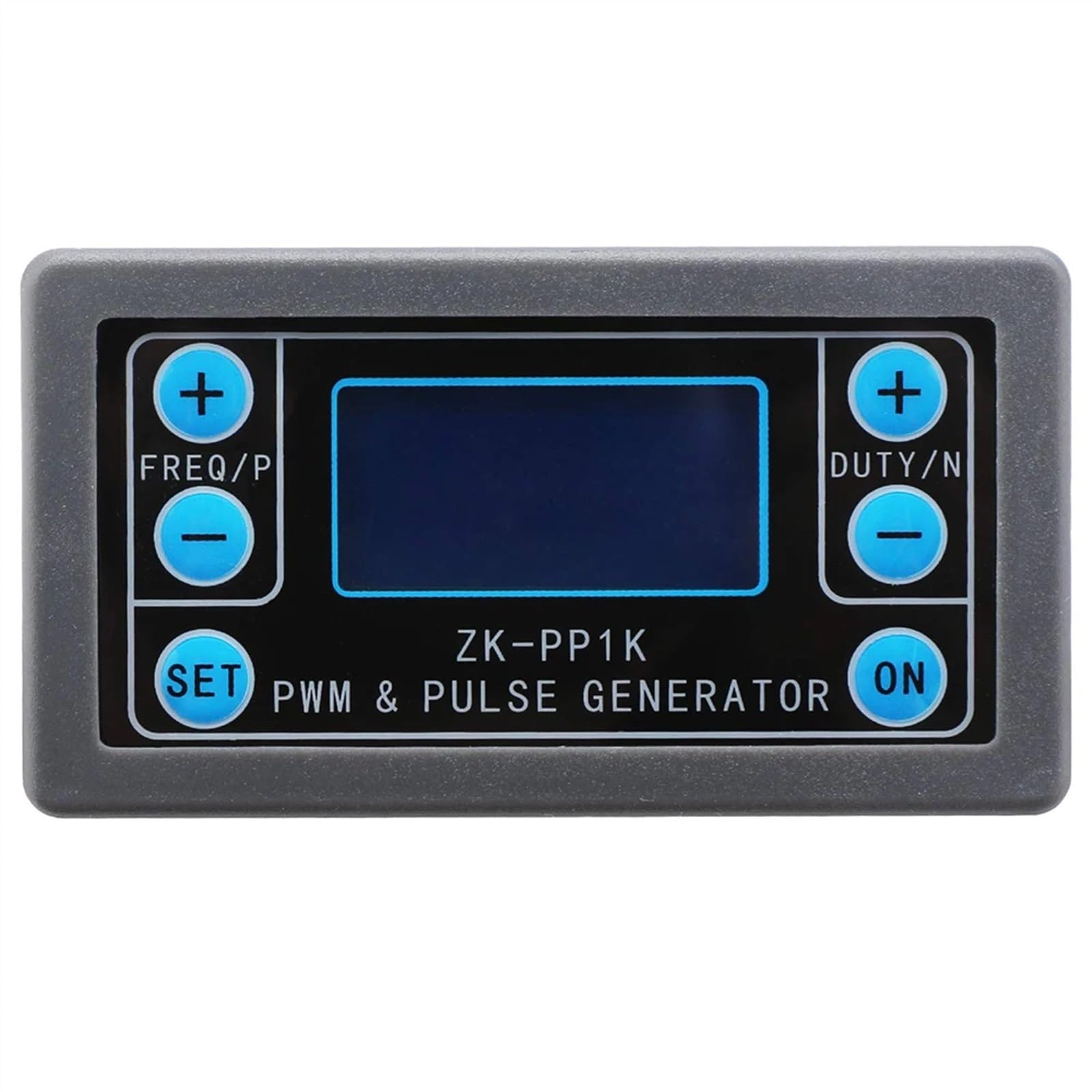 Générateur de Signal ZK-PP1K double Mode LCD PWM 1 canal 1Hz-150KHz PWM fréquence d'impulsion Cycle de service générateur d'onde carrée réglable (Color : ZK-PP1K)
