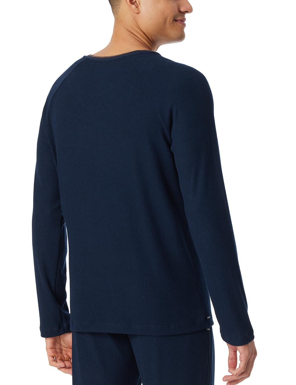 Schiesser Herren Schlafshirt Langarm Rundhals - Doppelripp - Mix + Relax Pyjamaoberteil