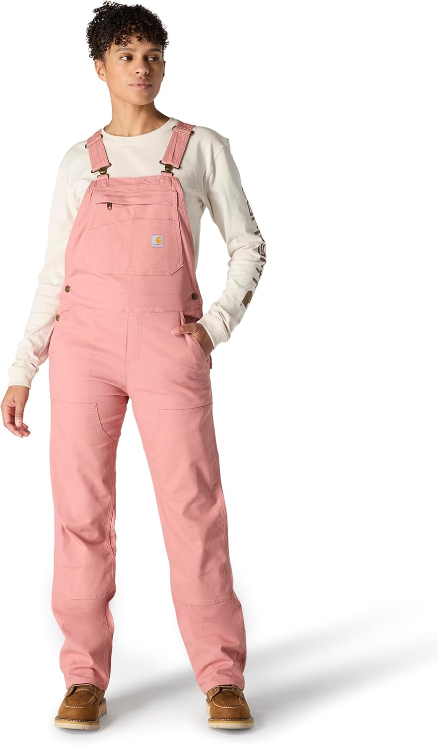 【Carhartt】 DOUBLE-FRONT BIB レデ イスオーバーオール Denim Double-Front Bib Overall | Carhartt Reworked