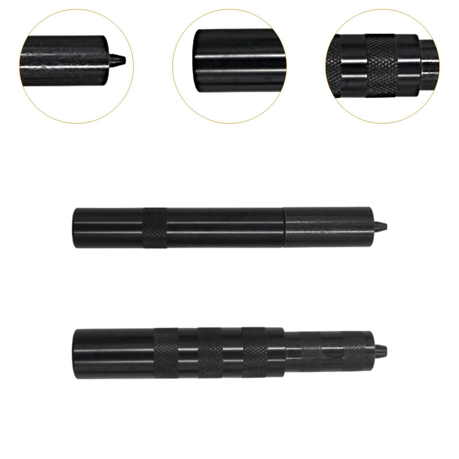 36050 Kit di Estrattori E Installatori per Compressori di Molle Valvole E Valvole, in Lega di Alluminio, per Auto Cilindri, Nero