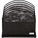 Dasher Products Inclined File Sorter Desk Organizer - File Rack with 5 Upright Sections for Documents, Binders, Folders, Clipboards, and More. Desktop Organization for Home, Office, School, and Store