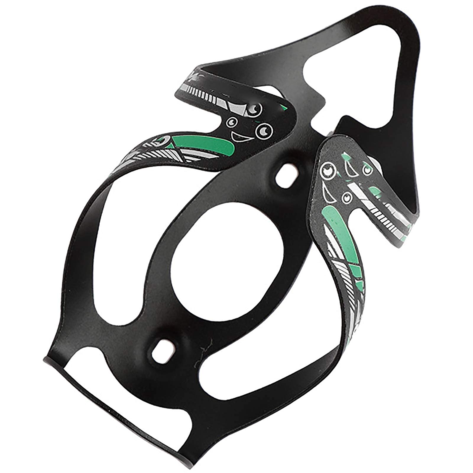 Porte-bouteille vélo stable vert cage aluminium alliage porte-tasse VTT 7,4 cm