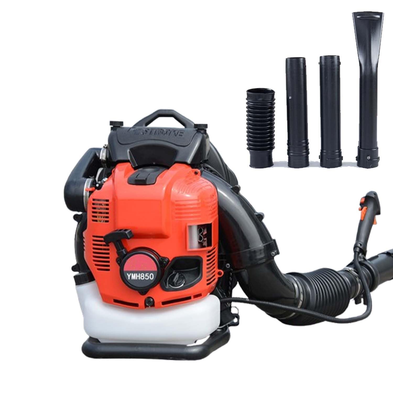 Soplador De Mochila De 4 Tiempos De Uso Comercial, Soplador De Nieve Y Hojas De Alta Eficiencia De 12 HP, Soplador De Nieve con Tanque De Combustible De Gran Capacidad De 2.0 L(Red)