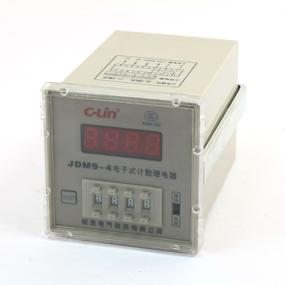 AC suitablevoltageV 50/60Hz JDM9-4 1-9999 Panel Mount Digital Counter Relay (SN: 734 024 66e af8 6bb)-image-42