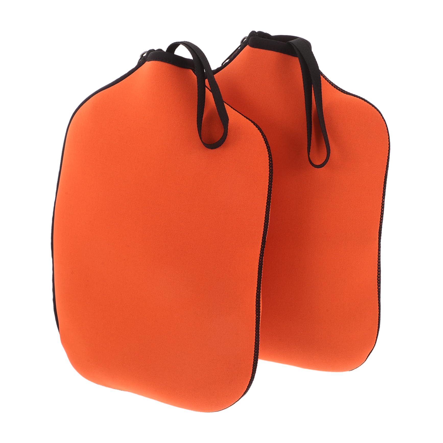 NAMOARLY 2 Pack Paddle Covers Padded Case for Rackets Carrying Sleeve Protective Shield Durable Material Orange