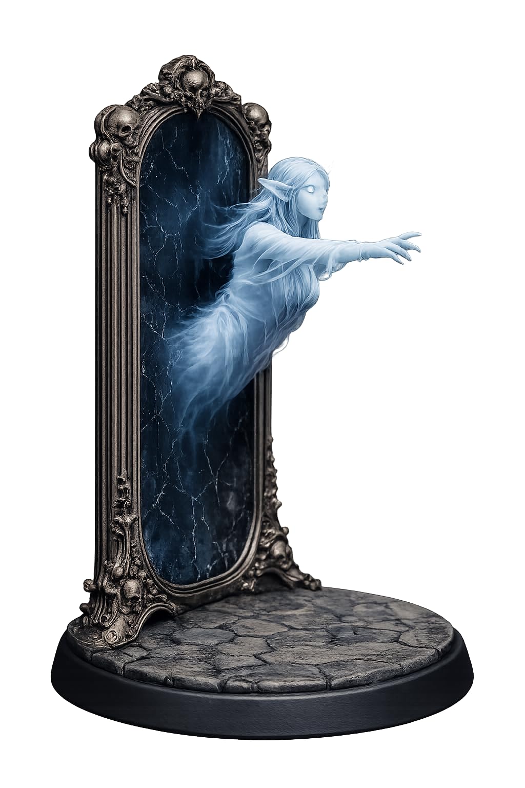 Hexen Miniatures Fantasy Monster Duo Set with Stat Card โ 2 x 32mm Resin Tabletop RPG Miniatures โ Collectible Creature Sets for Roleplaying, Wargaming & Painting ((33.Mirror Shade))
