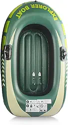 Barco Inflável Barco de Pesca Diversão de Verão Barco Canoa Caiaque para Uma Pessoa