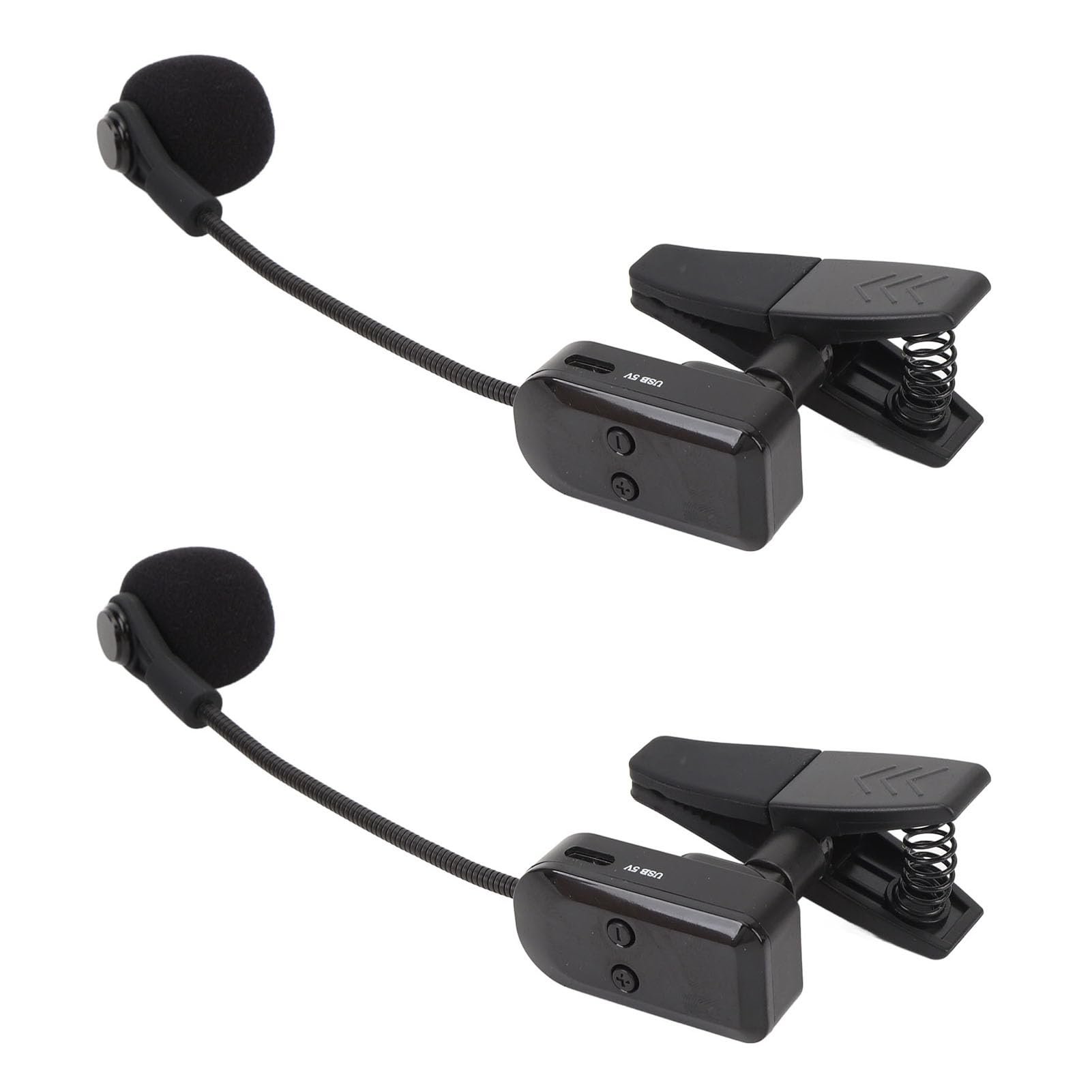 2.4Gワイヤレス楽器マイク、360°回転コンデンサーサックスマイクピックアッp Amazon.co.jp: 2.4Gワイヤレス楽器マイク、コンデンサークリップオン