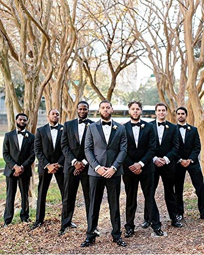 Image of AUSKY 8 PACKS Elegant Adjustable Pre-tied Bow Ties for Men Boys (1&4&5&6&8 Pack for option)