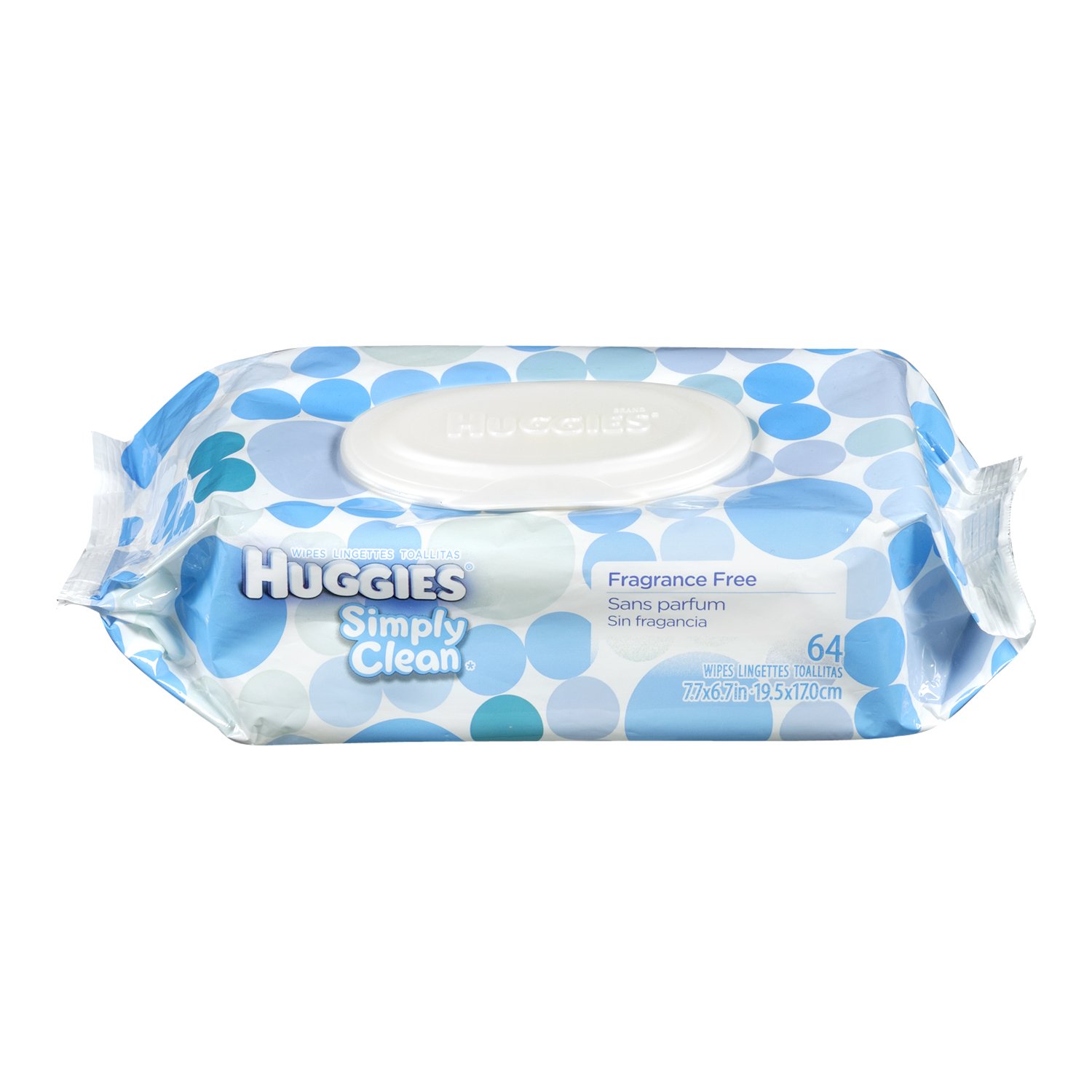 Huggies Simply Clean Baby Wipes, 512 Total Wipes 64 Count (Pack of 8)