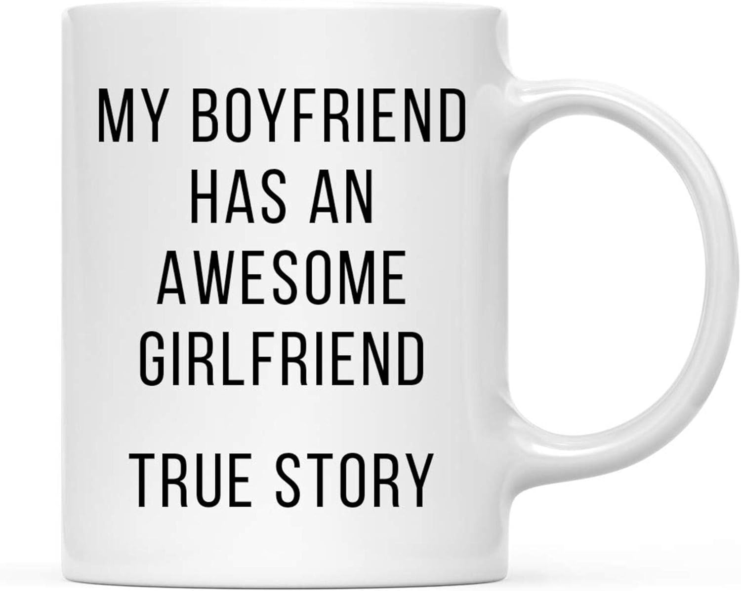 Funny 11oz Coffee Mug Gay Couple Gag, My Boyfriend Has An