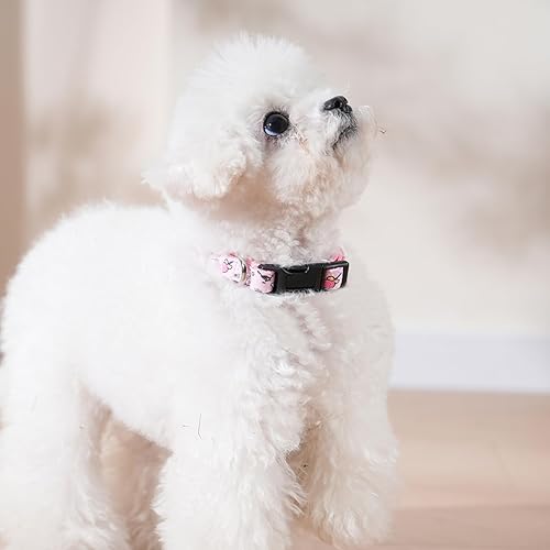 Miniatura 2 de HSIGIO Airtag - Collar para perro, collar de nailon suave y ajustable de alta calidad, collares de perro con GPS duraderos con patrón elegante y