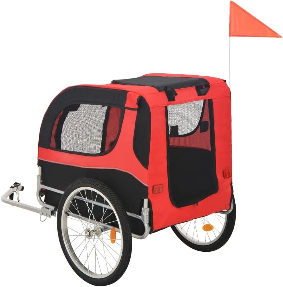 Rimorchi da ciclismo Passeggini per animali domestici Passeggini Rimorchio per bici per cani, Passeggini per animali Rimorchio per bicicletta per cani, Articoli per animali e animali, Per viaggi con