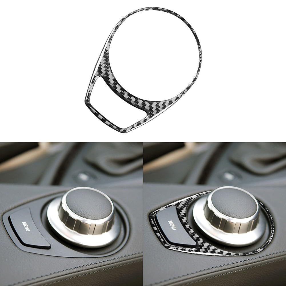 Carbon Fiber Switch Panel Interior Trim for BMW E63 E64 650i 645Ci M6 2004-2010 - Waterproof, Heat Resistant, Easy Install, No Modification Required