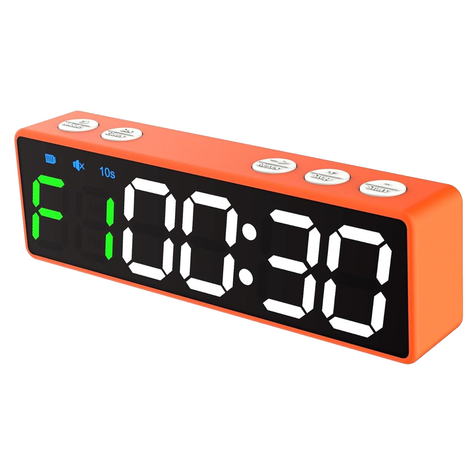 Horloge de fitness à batterie USB dotée d'un grand écran LED lumineux