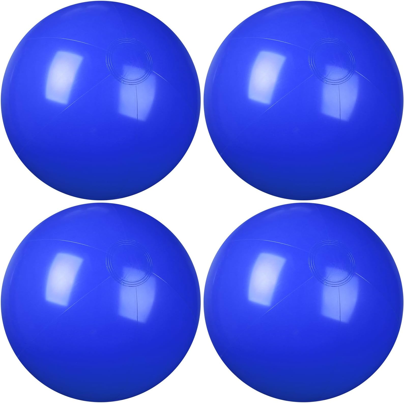 4 Pcs Inflatable Beach Ball 8 inch Swimming Pool Balls Summer Outdoor Decor Ball Ornaments