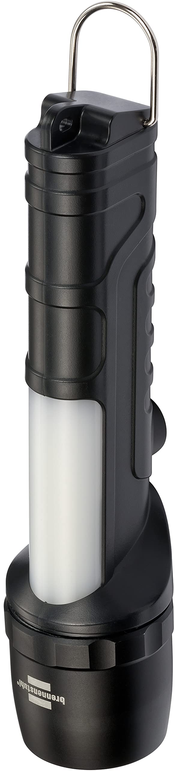 Brennenstuhl Latarka LuxPremium LED THL 300 / latarka COB z bocznym oswietleniem (max. czas swiecenia 30h, 8 trybów, 360+240 lm, IP54)