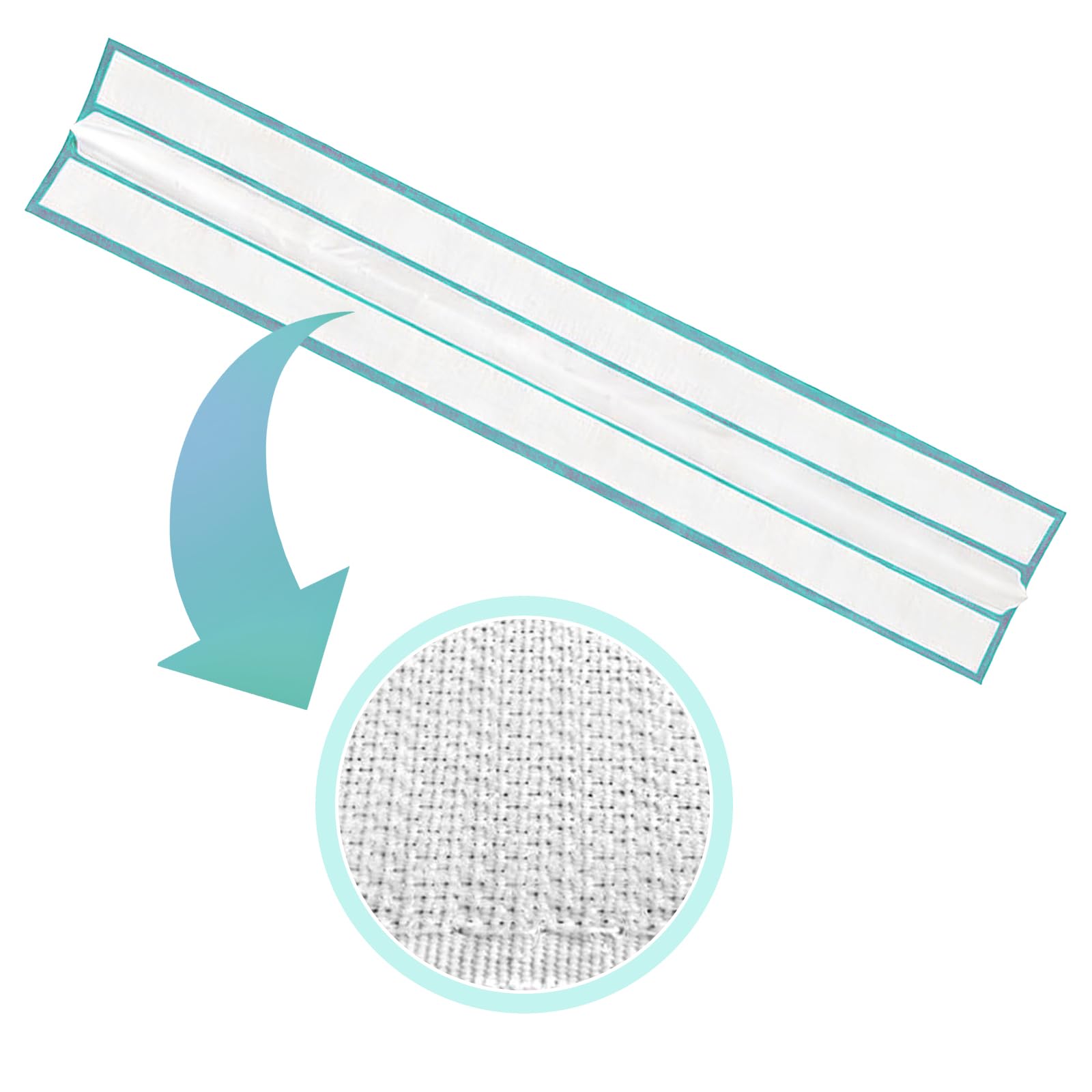 FARYODI Air Track Verbindungsband 100 x 80 cm, Wiederverschließbare Connector Tape für Aufblasbare Tumbling Gymnastik, Yoga, Camping Trainingsmatten