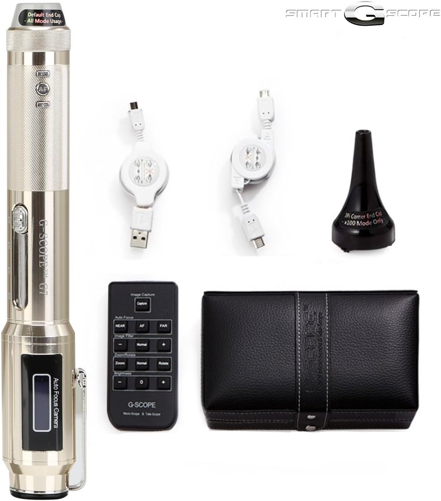 [Genie Tech] Smart LED G Scope 10 x 250 x Highlighted Auto Focus Digital Microscope & Telescope Standard Package