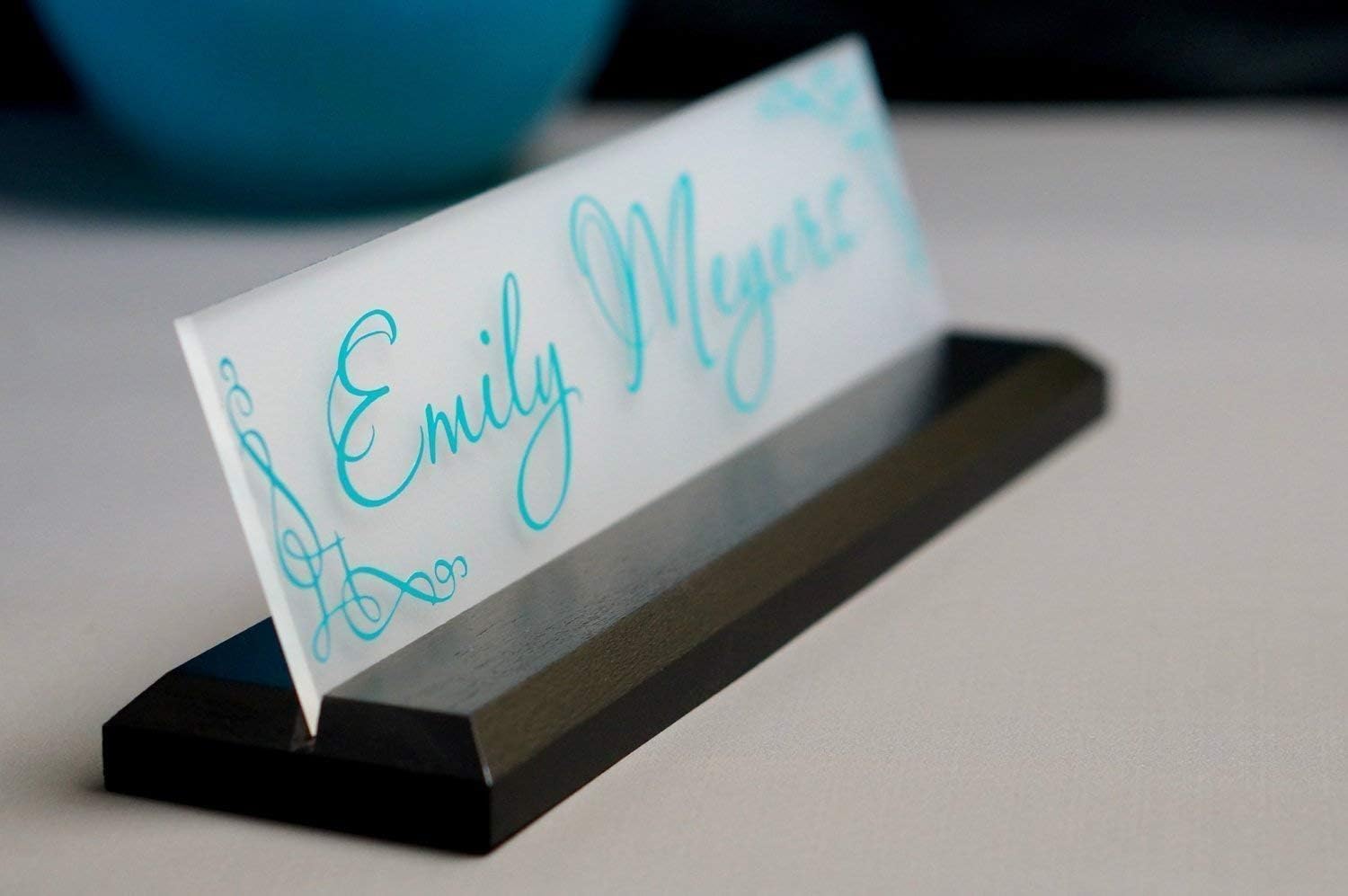 Desk Name Plate Personalized with your Name and Title