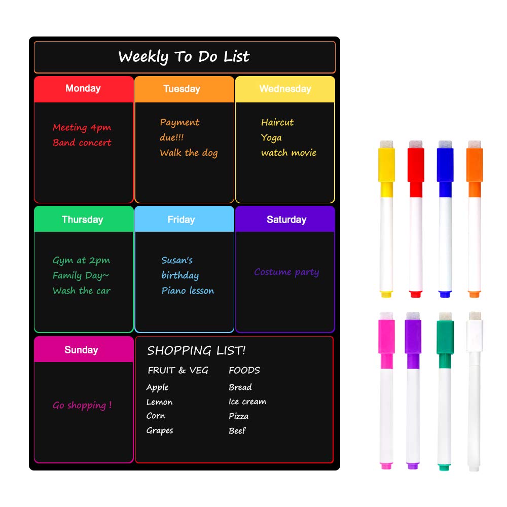 Buy Dadanism Magnetic Weekly Dry Erase Board Schedule Refrigerator buy-dadanism-magnetic-weekly-dry-erase-board-schedule-refrigerator