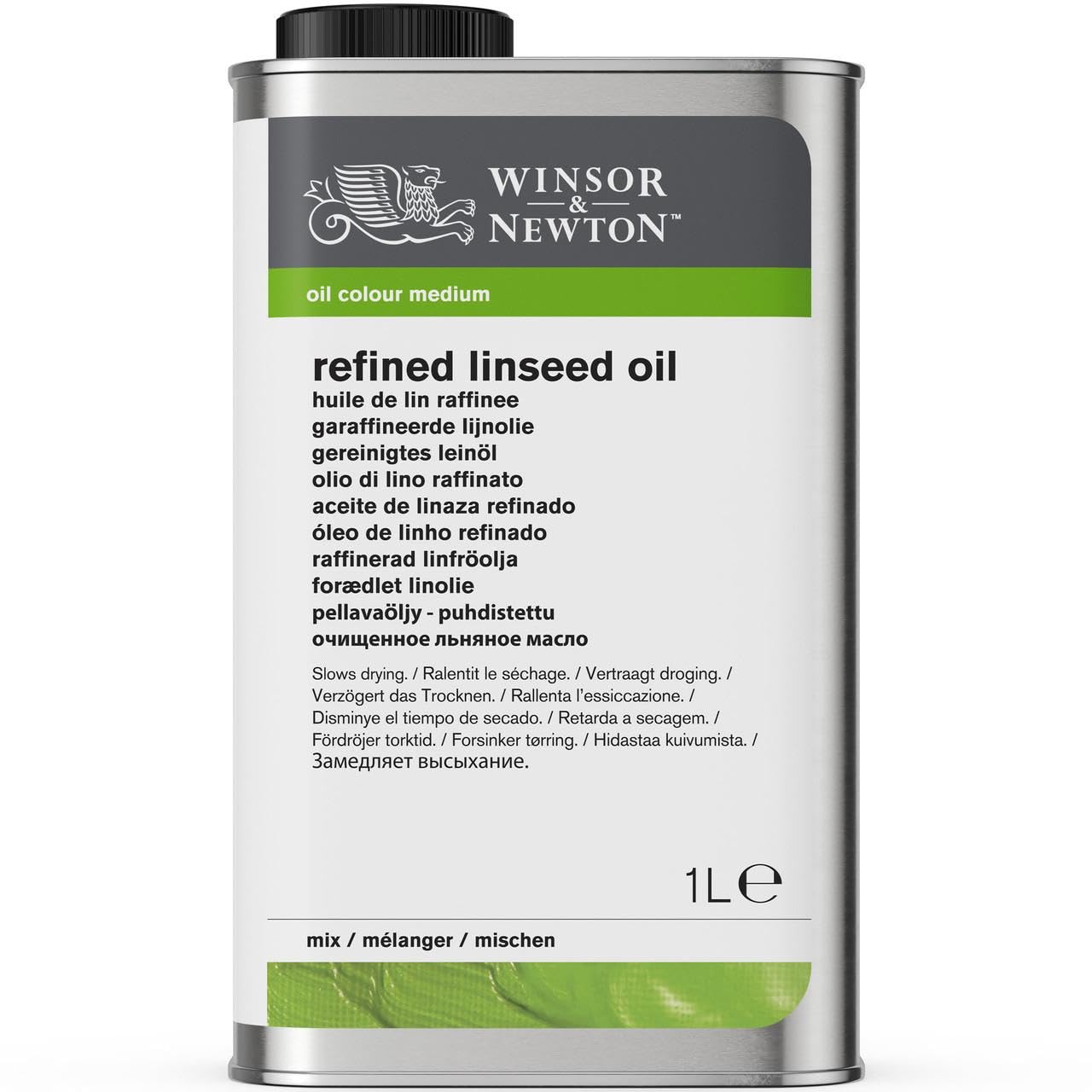 Winsor & Newton Additif Huile De Lin Raffinée 1L