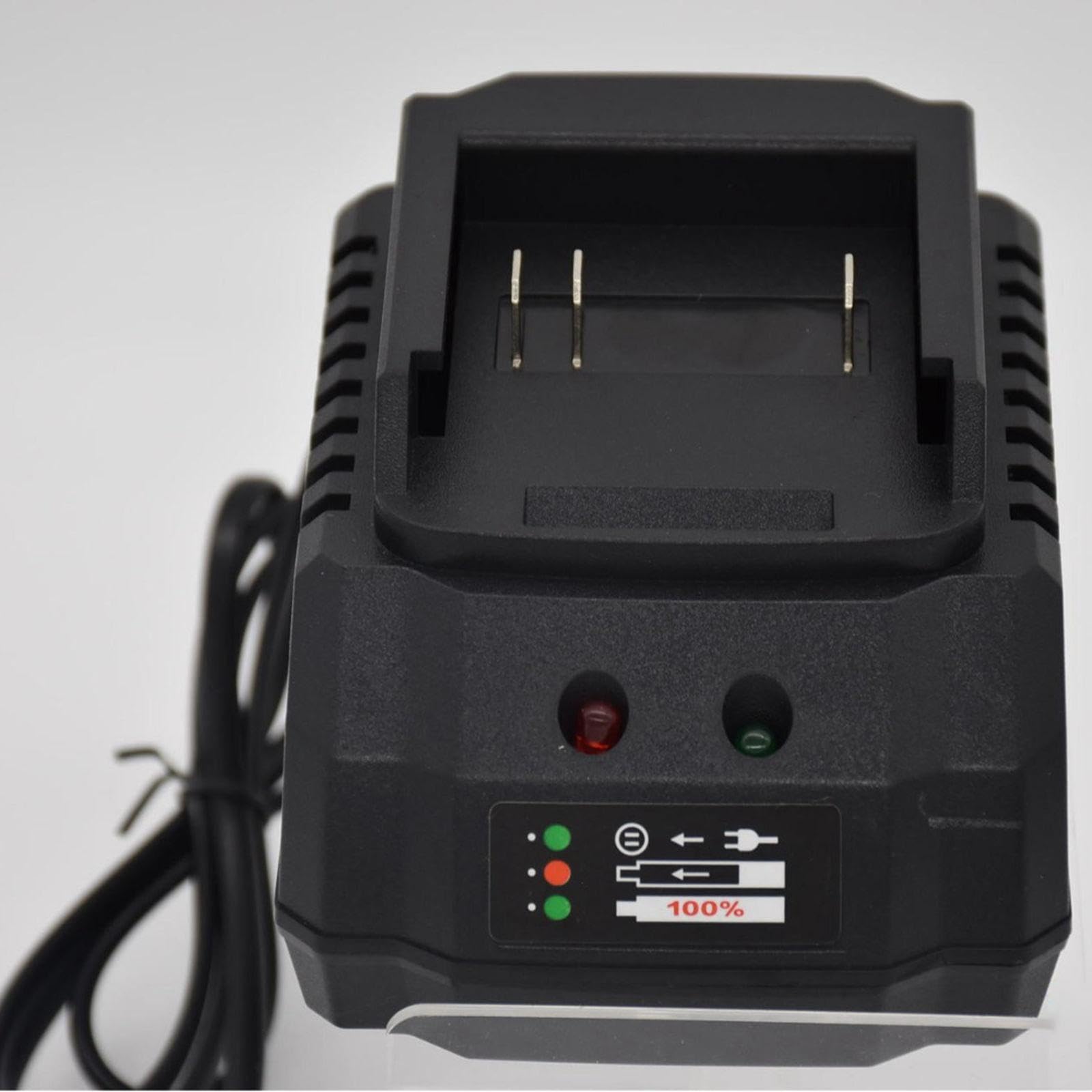 Caricabatterie 21V Per Utensili Elettrici - Compatto, Con Indicatore LED, Spina UE