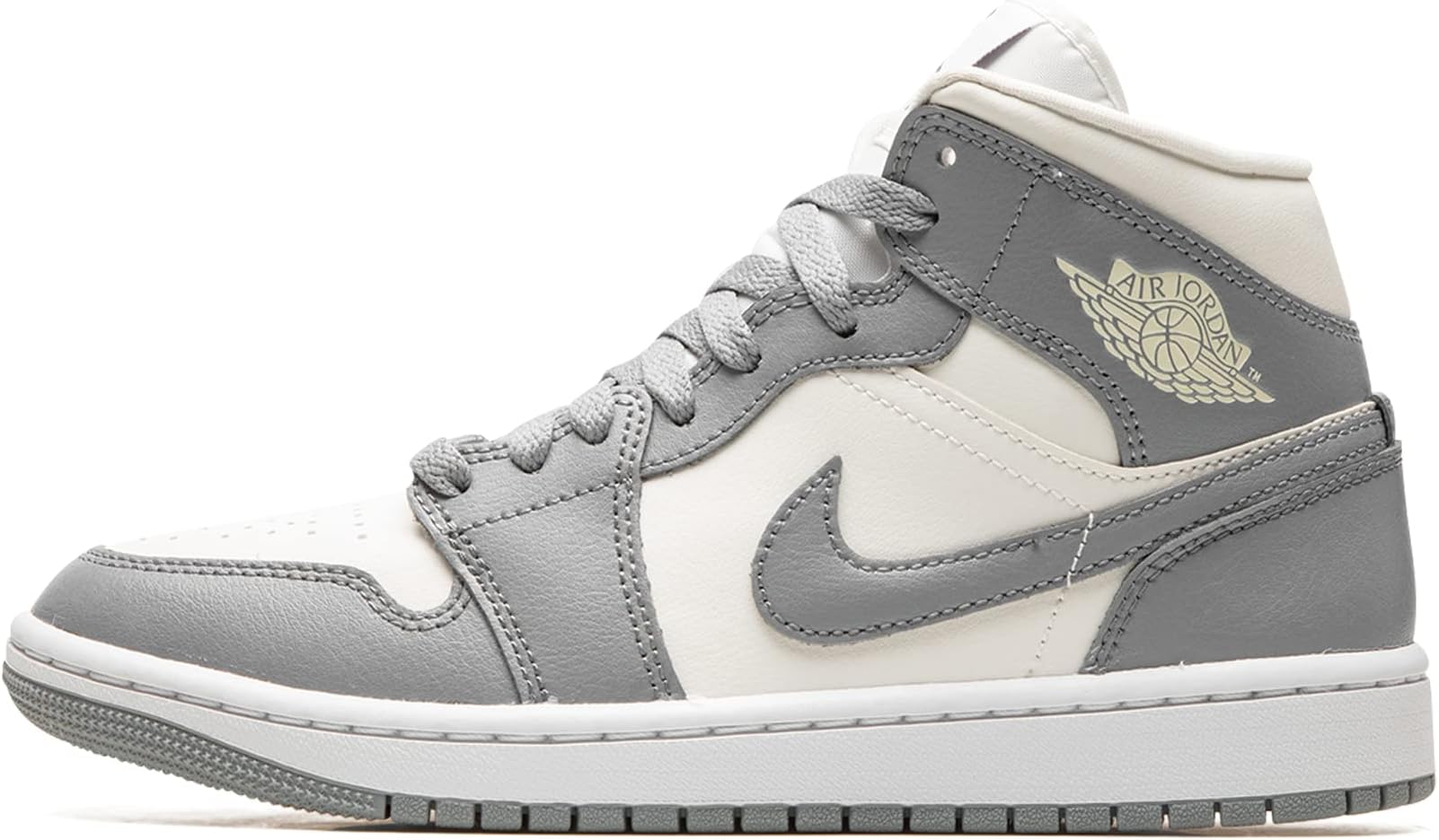 air jordan 1 mid white heel