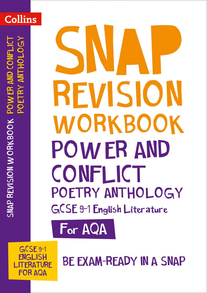 Collins AQA Poetry Anthology Power and Conflict Workbook: Ideal for Home Learning, 2022 and 2023 Exams
