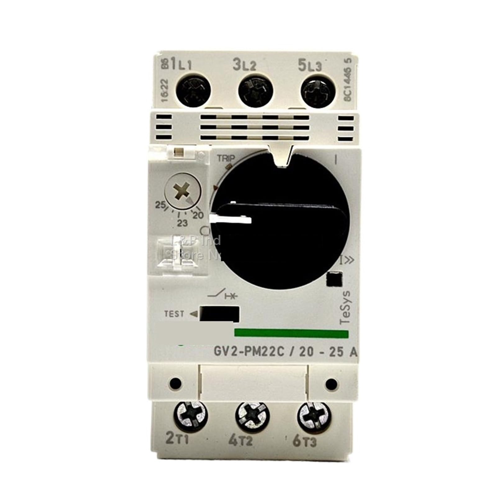 VSPPJYFG GV2 TeSys Deca GV2-PM22C Magneto Circuit Breaker Protection GV2PM22C 20-25A 3P knob Type Upgrade