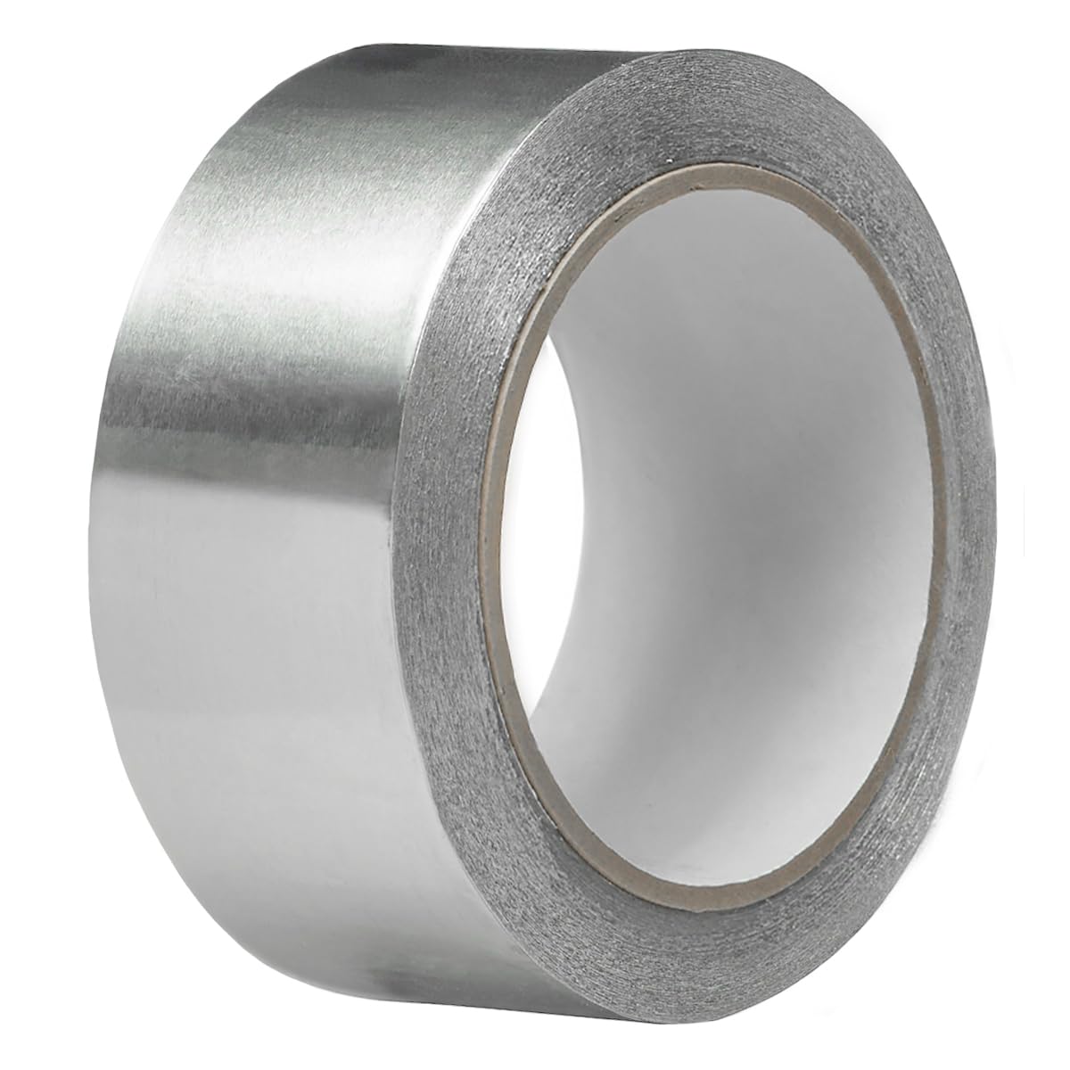 Safero Aluminium Foil Tape, 50mm x 10 meter Strong Adhesive Heat Resistance Water Proof Foil Insulation Tape for Shielding Panels, Pipes, Ducts and other DIY Repair for Protection and Support
