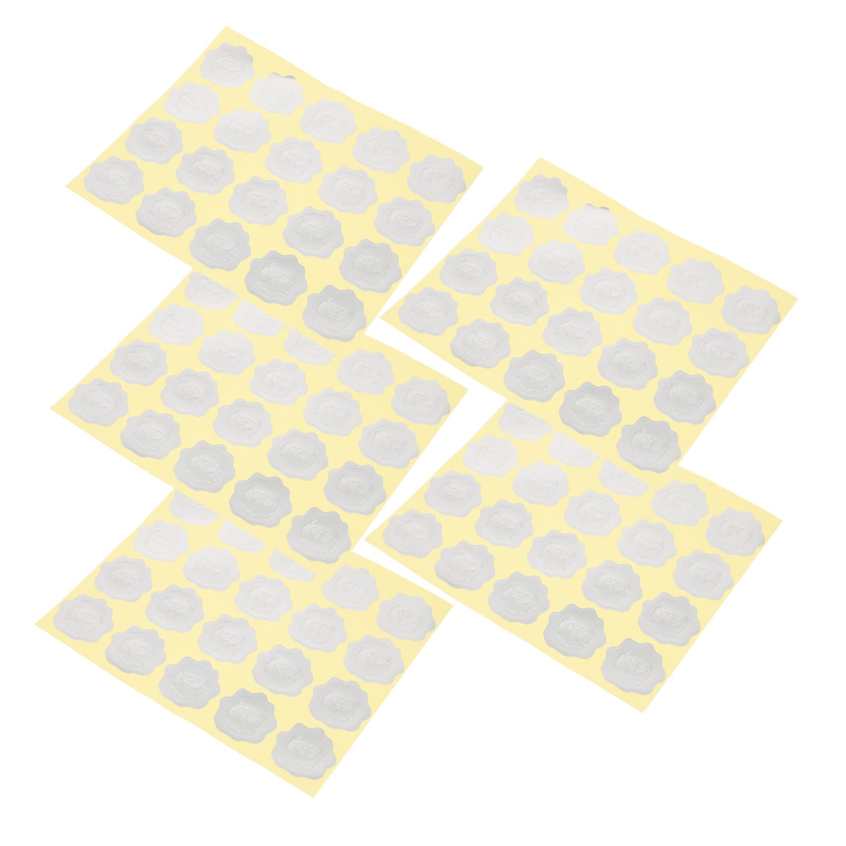 SHINEOFI 20fogli Etichette Adesive Per Buste e Confezioni Di Stickers Per Chiusura Pratiche Adesivi Per Decorare e Informare Adesivi Saldabili Per Uso Domestico Facile Applicazione Su