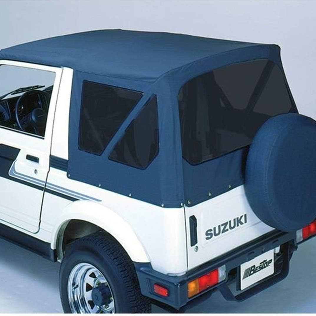 Bestop Replace-A-Top for OEM - '88-94 Samurai (Black Crush; Clear Windows; No Door Skins Included)