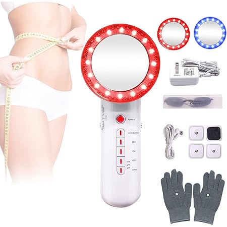 Amazon Co Jp 超音波美顔器 Ems ボディ キャビテーション 家庭用 脂肪燃焼 セルライト除去 ダイエット器具 お腹 振動マシン 美容器具 顔 エステ Ems痩身 赤外線 脂肪溶解 プレゼント 女性 誕生日 ギフト 記念日 男性 ビューティー