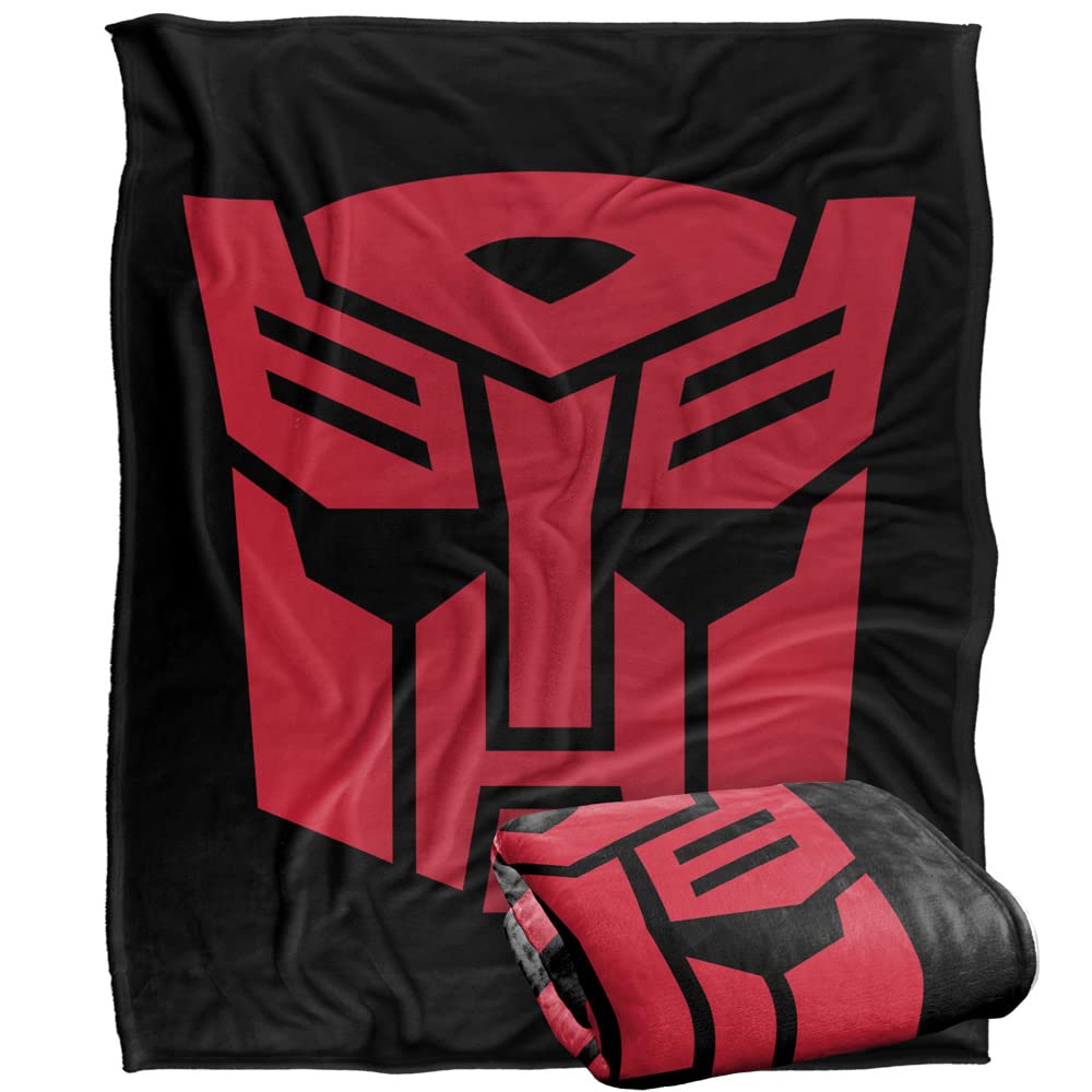 Transformers Autobot Logo Silky Touch Super Soft Throw Blanket 152 x 127 cm