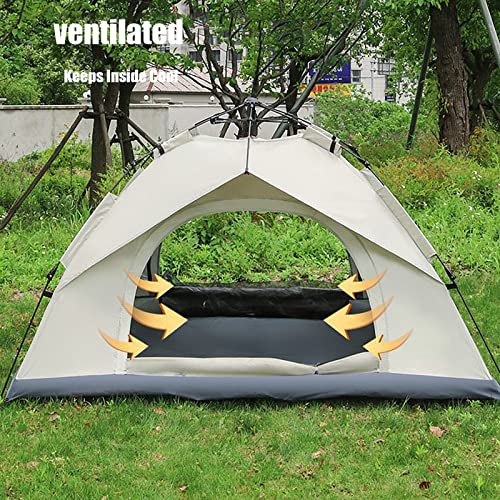 Carpa de camping impermeable familiar con dos puertas miniatura 3