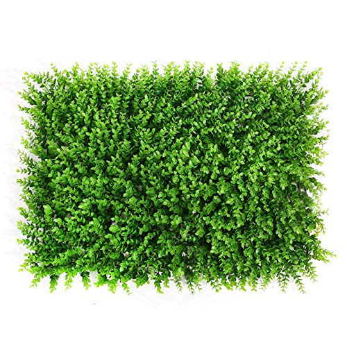 Paneles de boj Artificial, 4 Piezas, tapete de seto de Pared con Plantas topiarias, Pantalla de privacidad con protección UV, Adecuado para Exteriores, Interiores, Jardines, cercas, Patios t