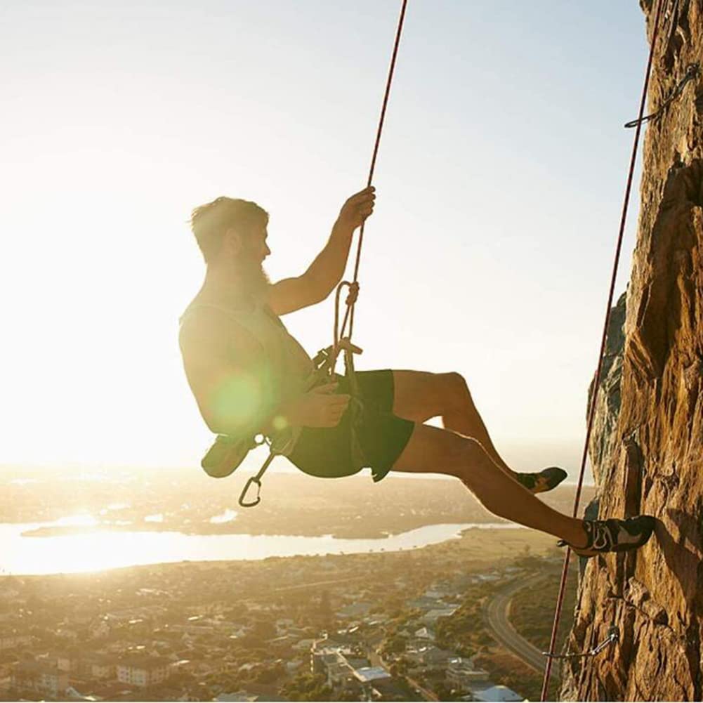 Corda Staticà 10mm X 10m - 24kN Per Arrampicata, Lavori In Altezza, Sopravvivenza (Arancione) - Foto 7