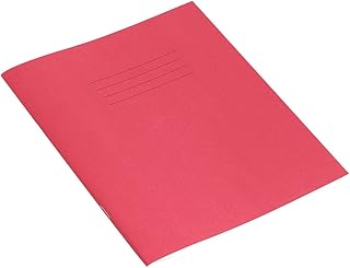 Rhino 8 cuadernos de ejercicios de 6.5 pulgadas, cuaderno de papel en blanco de 48 páginas, paquete de 10, libro de escritura, suministros de papelería de oficina y escuela, color rosa