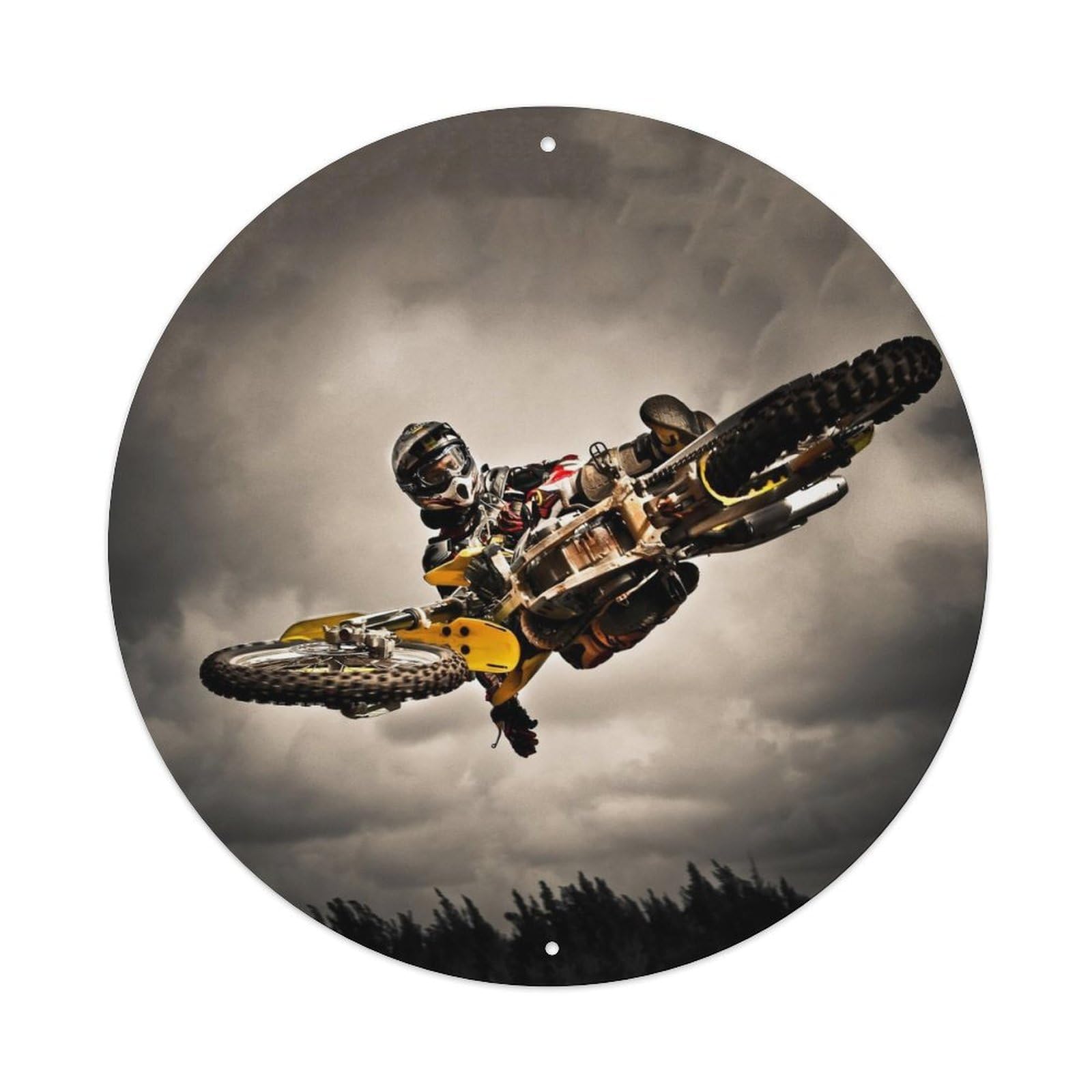 Motocross Dirt Bike Freestyle Extreme Sports Metal Tin Sign