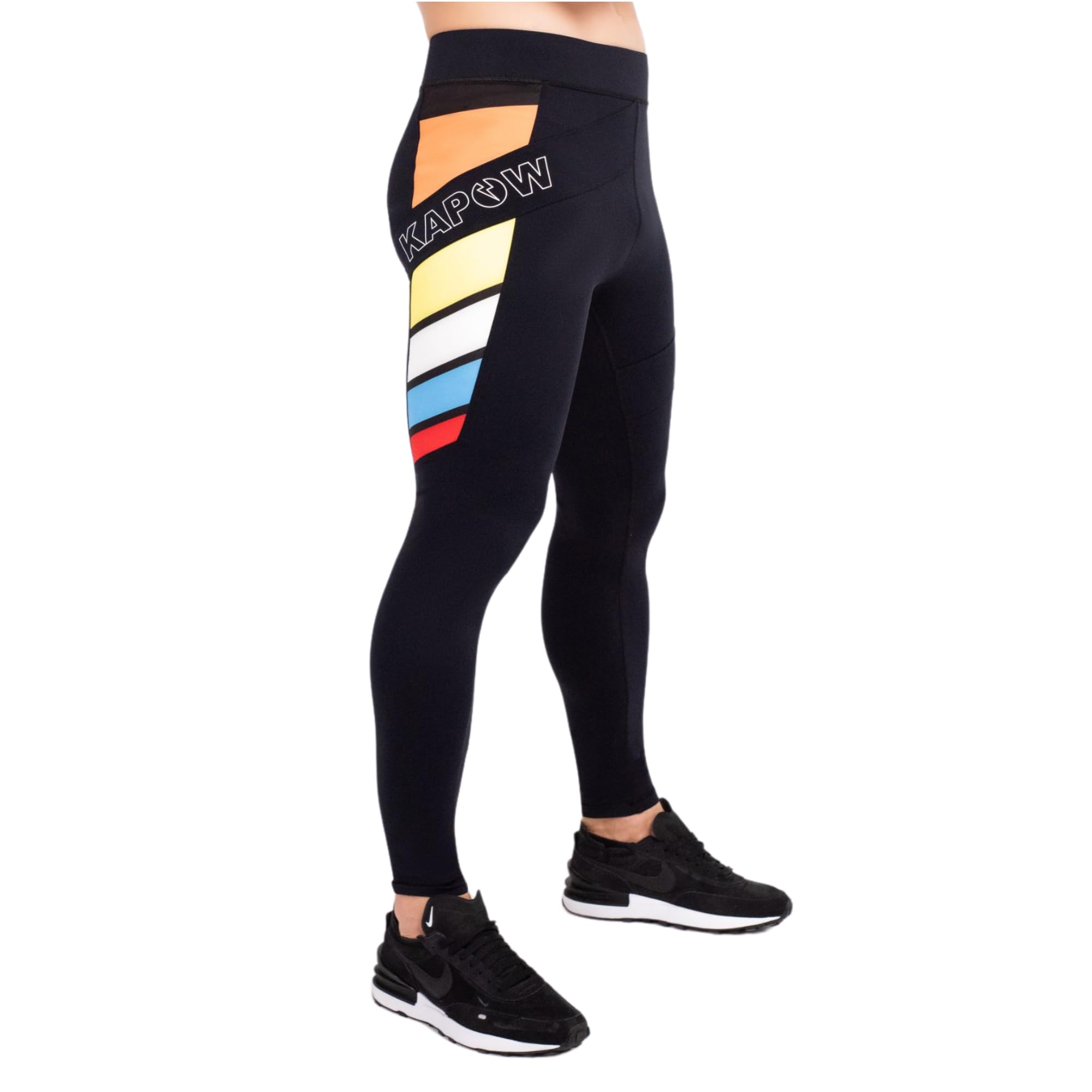Kapow Meggings Men's Conquest Performance Pro Range - Compression Leggings With Pockets For Workout Performance