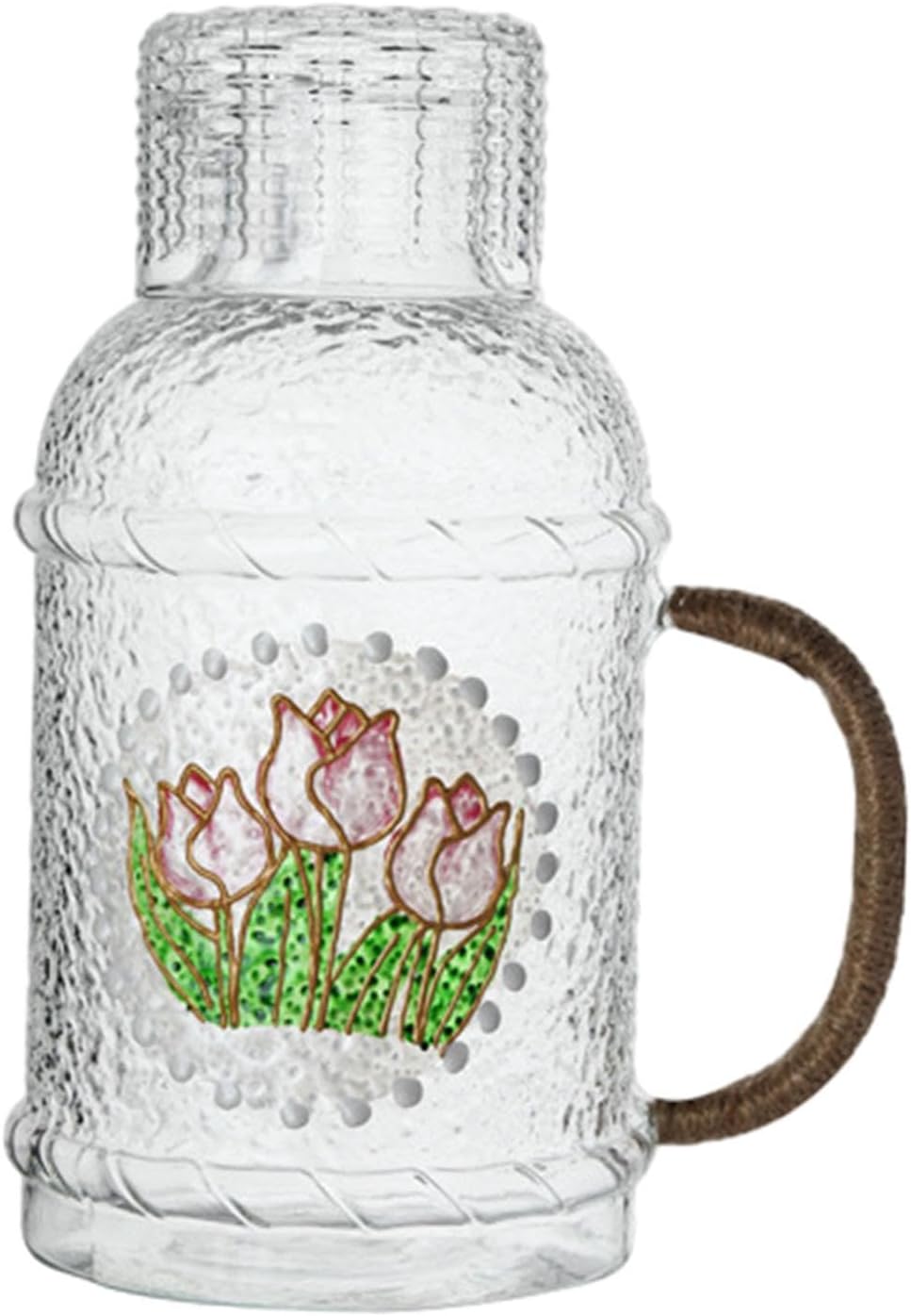 Glass Tea Mug with Infuser for Elegant Entertaining, Tulip, Kettle