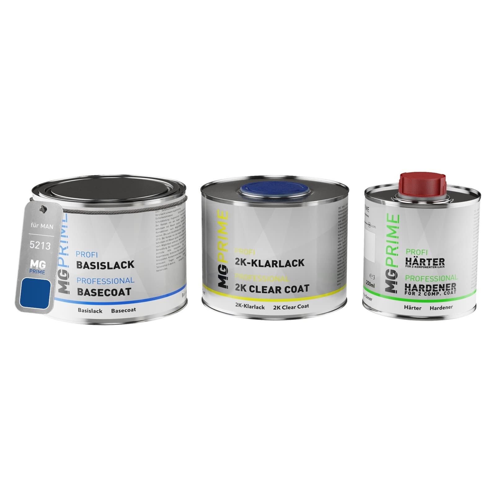 MG PRIME Kit pots de Peinture voiture pour MAN 5213 Lifestyleblau 1,25L